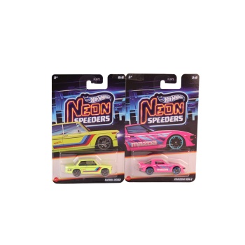 HLH72 Hot Wheels Neon Yarışlar Temalı Arabalar 10 adet koli ile satılır. Koli fiyatıdır.