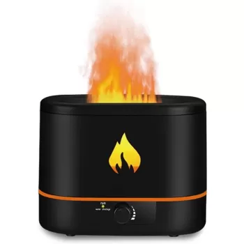 Alev Desenli 2 Lt Su Hazneli Ultrasonik Buhar &amp;amp; Sessiz Çalışma Hava Nemlendirici (5343)