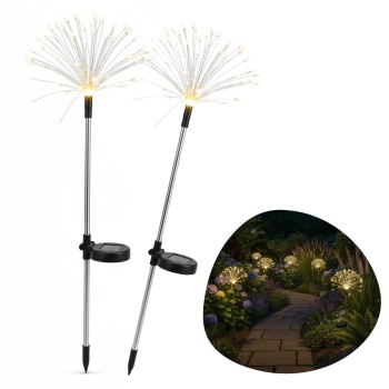 2 Adet Saçak Model Solar Bahçe Lambası – Güneş Enerjili LED Dış Mekan Aydınlatma, Otomatik Sensörlü Dekoratif Işık (5343)