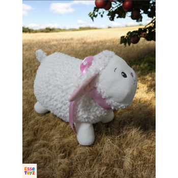 Peluş Pullu Kuzu Oyuncak 35 cm - Ultra Yumuşak, Güvenli ve Sevimli Tasarım