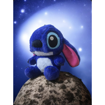 35 CM Mavi Uzay Karakteri Stitc Peluş Oyuncak – Yumuşak, Sevimli