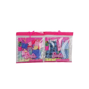 GWF04 Barbienin Kıyafet Koleksiyonu 2li Paketler / +3 yaş