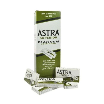 ASTRA JİLET YEŞİL 1 KUTU İÇİNDE 20 KÜÇÜK PAKET VE HER PAKETTE 5 JİLET VAR -  TOPLAM 100 JİLET (5343)