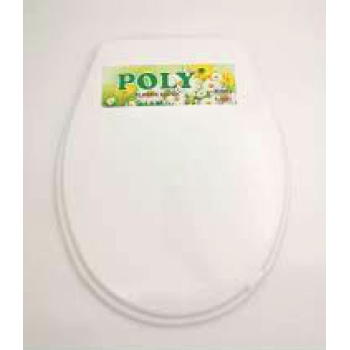 BEYAZ YUMUŞAK KLOZET KAPAK BÜYÜK PUF (5343)