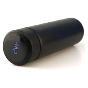 SİYAH LED DERECELİ ÇELİK TERMOS 500ML (5343)