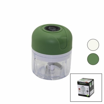 USB MİNİ FOOD PROCESSOR USB ŞARJLI MİNİ 3 BIÇAK BLENDER RONDO DOĞRAYICI 250ML - 45W (5343)