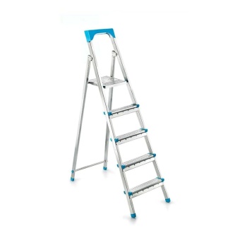 4+1BASAMAKLI METAL MERDİVEN Y: 105CM - 120KG.TAŞIMA KAPASİTESİ (5343)