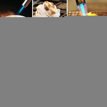 1300°C Çok Amaçlı Gaz Torch Çakmak - Mutfak, Mangal, Lehimleme Pürmüz Alev Tabancası (5343)