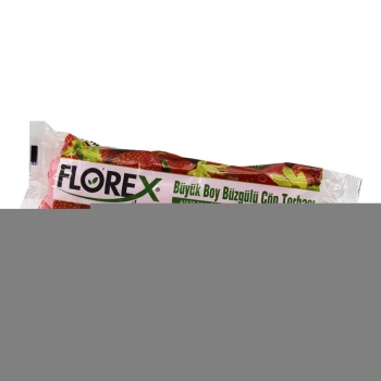 250 ADET FLOREX-502 ÇİLEK KOKULU  BÜZGÜLÜ  BÜYÜK  10PCS 65X70CM ÇÖP TORBASI  25x10=250 (5343)