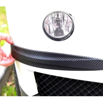 Araba Tampon Koruyucu Karbon Desenli Siyah Beyaz (5343)