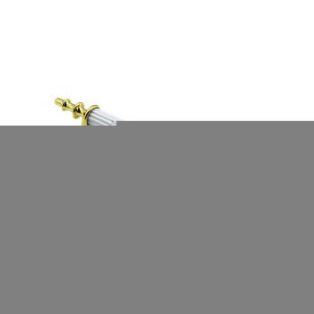 10 ADET BEYAZ - ALTIN BORU KULP 9.6CM (5343)