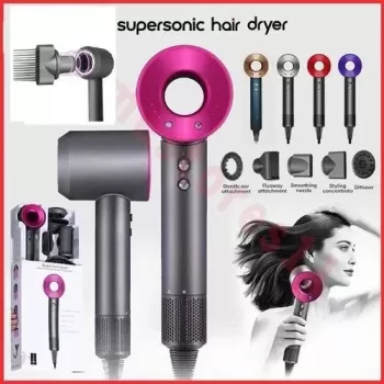 Leafless Hair Dryer 4 In 1 Saç Kurutma Makinası 3 Kademe (5343)