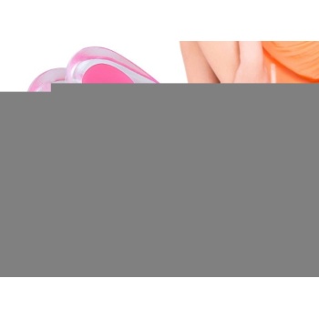 Topuk Silikonu Şeffaf Pembe Bayan (5343)