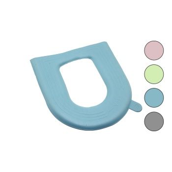 KLOZET OTURAK KILIFI DÜZ RENKLİ EVA PED OTURAK KALDIRMA KULAKLI YAPIŞKANLI (5343)