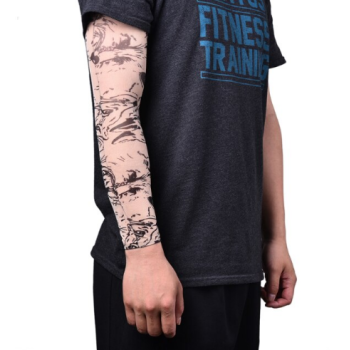 Giyilebilir Kol Dövmesi Çorap Dövme 3D Baskılı Kol Bacak Dövme 2 Adet Model 25 (5343)