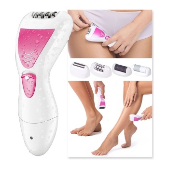 4 In 1 Su Geçirmez Epilasyon Aleti Epilatör Cihazı Tüy Alma Makinesi Topuk Törpüsü (5343)