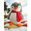 Kış Masalı Pingu – Kırmızı Şapkalı Peluş Penguen 40 cm
