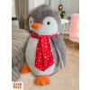 Kış Masalı Pingu – Kırmızı Şapkalı Peluş Penguen 40 cm