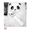 Neşeli Panda Araba Yastığı ve Emniyet Kemeri Kılıfı İkili Set – Sevimli ve Konforlu Seyahat Aksesuarı