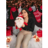 Kırmızı Noel Baba Çuvalı 30x30 hediye Paketi