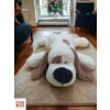 75 Cm Yatan Sevimli Peluş Köpek Yastık & Uyku Arkadaşı & Oyuncak & Hediyelik