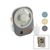 SU SPREYLİ USB MİNİ FAN 15.5X12CM MASA ÜSTÜ USB ŞARJLI 2İN1 KULP=TAŞIMA - DURUŞ 3 KADEME HIZ BJJ-566 (5343)