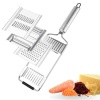 Ayarlanabilir 3 Farklı Başlıklı Tutmalı Sebze Dilimleyici Peynir Rendeleyici Aparat (5343)