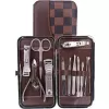 Tırnak Makası Tırnak Bakım Seti Deri Çantalı 12 Parça Set (5343)
