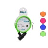 ANAHTARLI EKO - İNCE PLASTİK KAFA BİSİKLET KİLİT ÇELİK TEL RENKLİ KILIF 7MMX65CM (5343)
