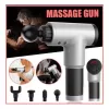 Fascial Gun RH-320 6 Kademe Hız Ayarlı, 4 Parça Başlıklı, Usb Şarjlı, Masaj Tabanca Aleti (5343)