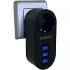 Gobax Termal Akım Korumalı Akıllı Priz 3xusb Li, Çocuk Korumalı, Led Işıklı, Yüksek Isıya Dayanıklı (5343)