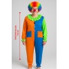 Palyaço Kostüm Seti 150 cm (Peruk + Burun + Kostüm) (5343)
