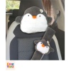 Neşeli Penguen Araba Yastığı ve Emniyet Kemeri Kılıfı