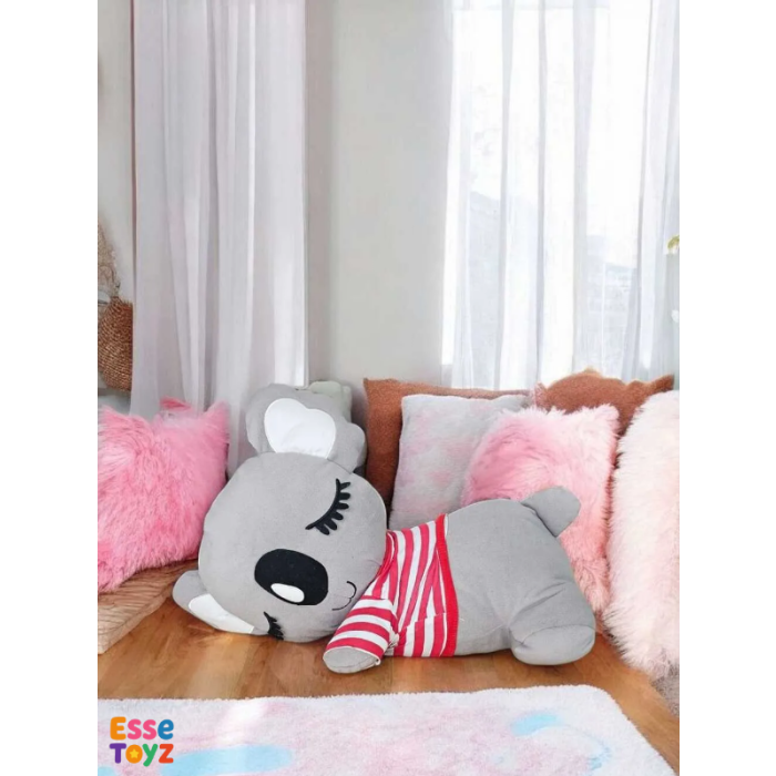 Toyzz 65 cm Yatık Uykucu Koala Peluş Oyuncak – Yumuşak ve Sevimli Uyku Arkadaşı