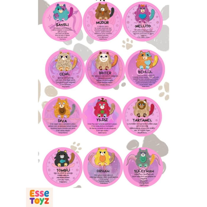 Sürpriz Peluş Misfitens Oyuncak – 1 Adet Hediyelik Sevimli Misfits Peluş Figür | Koleksiyonluk Sürpriz Hediye
