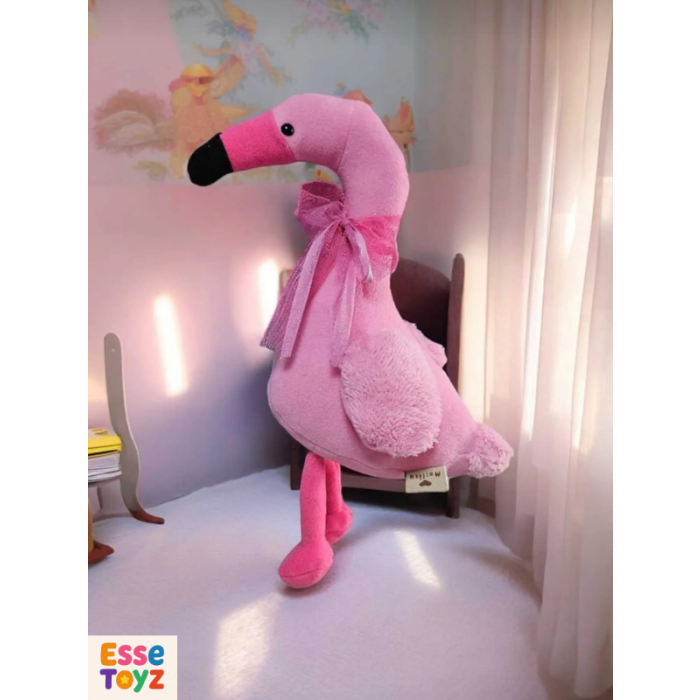 40 cm Pembe Flamingo Peluş – Sevimli Uyku Arkadaşı ve Çocuklar İçin Harika Hediye