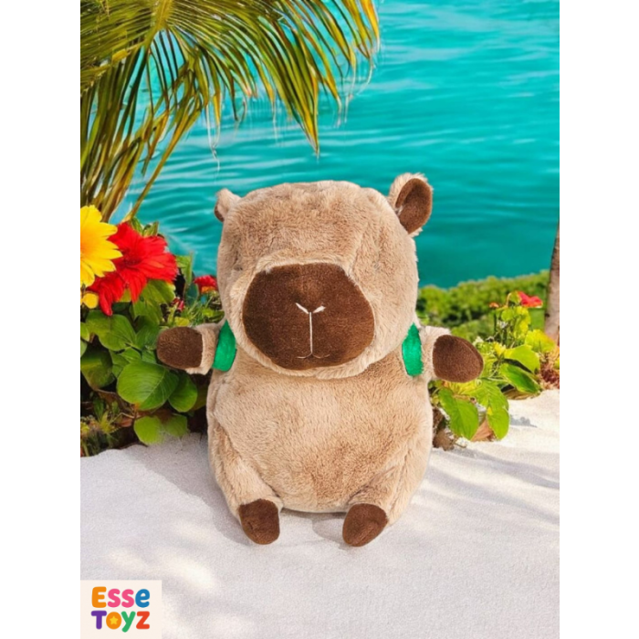 Sevimli Capybara Peluş yumuşacık dostunuz (33 cm)