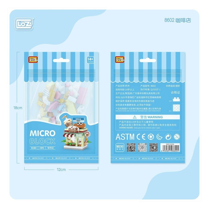 LZ8602 LOZ Blok Oyuncak Mini Poşet -Vagonlife