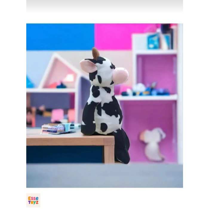 45 cm Sevimli İnek Peluş Oyuncak – Yumuşak ve Eğlenceli Arkadaş