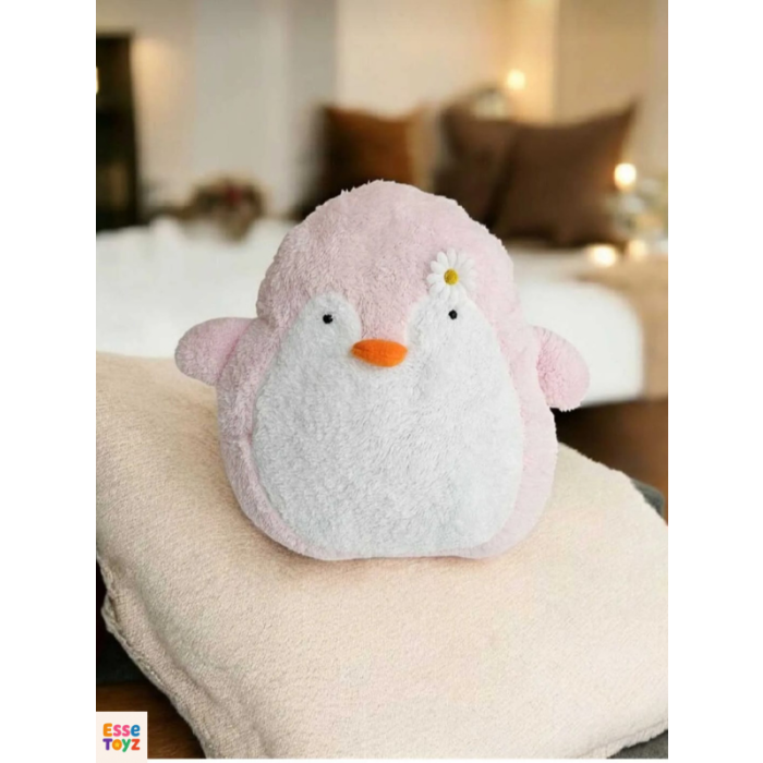 Sevimli Penguen Yastık Peluş Oyuncak – Yumuşak ve Konforlu Hediye Seçeneği