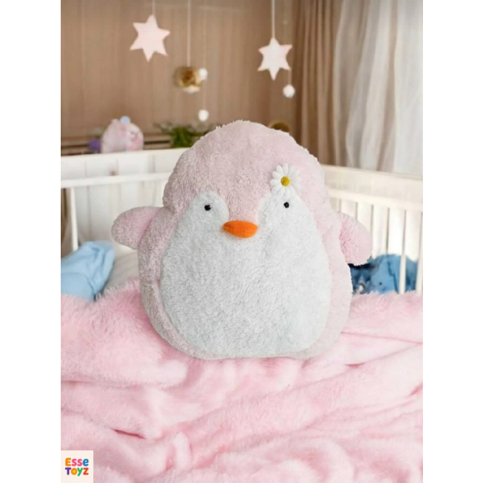 Sevimli Penguen Yastık Peluş Oyuncak – Yumuşak ve Konforlu Hediye Seçeneği