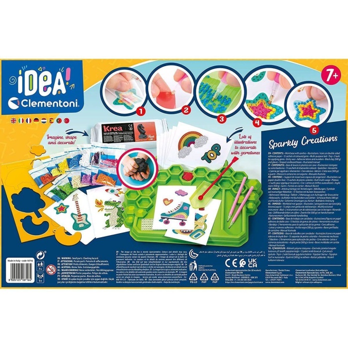 18716 Clementoni Idea Işıltılı Tasarımlar +7 yaş