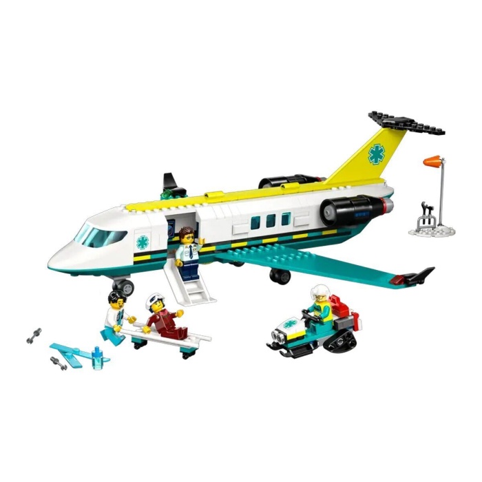 60465 Lego City Helikopter Ambulans Uçağı 403 parça +6 yaş