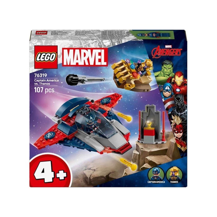 76319 Lego Marvel Kaptan Amerika Thanosa Karşı 107parça +4 yaş