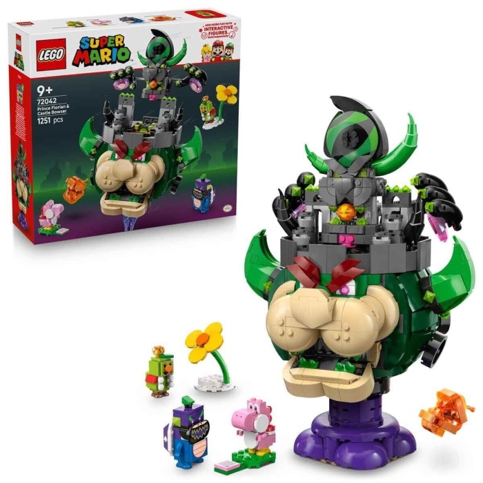72042 Super Mario - Prince Florian ve Castle Bowser 1251 parça +9 yaş
