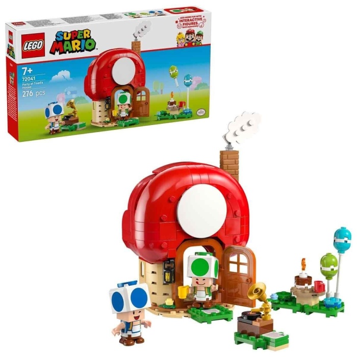 72041 Super Mario - Toadun Evinde Parti 276 parça +7 yaş