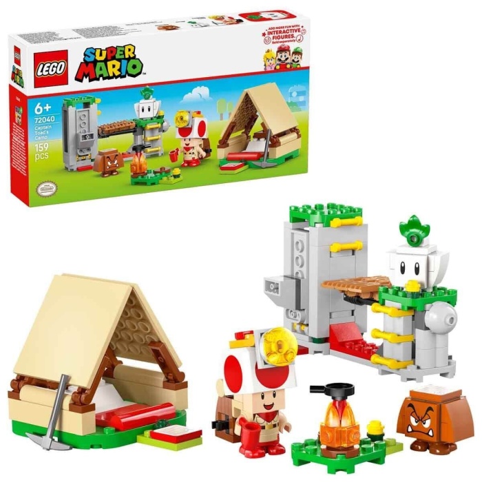 72040 Super Mario - Kaptan Toadun Kampı 159 parça +6 yaş