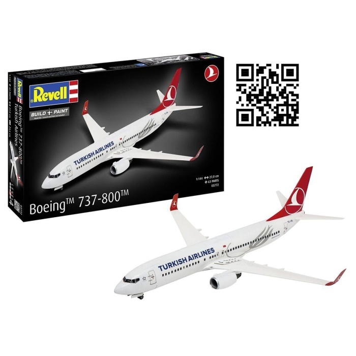 3772 Revell - Turkish Airlines Boeing 737-800 Maket Kiti