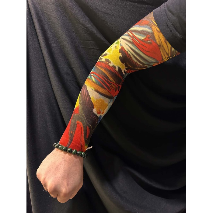 Çorap Dövme Giyilebilir Kol Bacak Dövmesi Likralı 2 Adet Model 25 (5343)