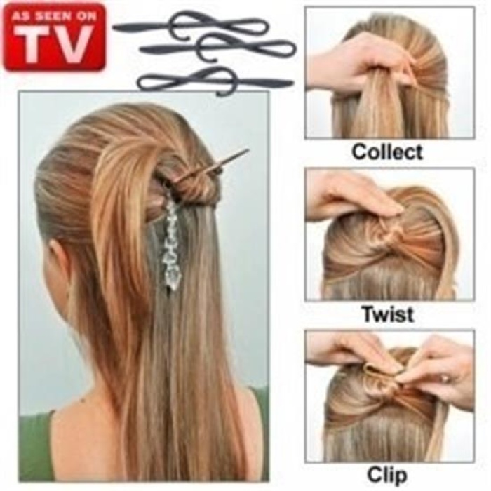 Kolay Saç Toplama Örgü Yapma Tokası Saç Şekillendirme Seti (5343)